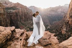 Zion National Park Wedding Utah Adventure Elopement Inspiration Adventure Wedding Elopement Photographers In Moab Yosemite And Beyond The Hearnes National Park Wedding Zion National Park Wedding Adventure Wedding