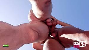 Sex on the Beach Huge Dick Frottage: Gay Amateur Porn