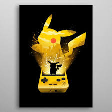 The Electric Monster Metal Poster Cute Pokemon Wallpaper Anime Pokemon