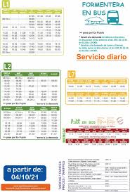 Ask a question about amazing slow. Horarios Linea Regular A Partir Del 04 De Octubre 2021 Bus Formentera