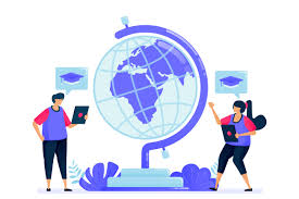 Illustration For Globe Of Education Graphic By Setiawanarief111 Creative Fabrica In 2020 Vector Illustration Illustration Shark Illustration