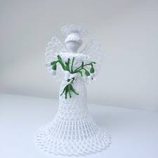 6 White Crochet Snowflake Ornaments. Crochet Christmas Decoration. Baptism  Decoration. Lace Snowflake Ornament Set 6. Mini Coasters. Doilies