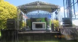 5m x 4m Triangular Roof Stage without PA wings Hire