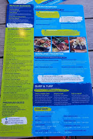 The Menu at Riptide - Picture of RipTydz Oceanfront Grille & Rooftop Bar, Myrtle  Beach - Tripadvisor