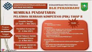 Dan terakhir, pastikan lowongan kerja di pekanbaru 2021 yang sesuai dengan domisili kamu. Pendaftaran Pelatihan Kerja Gratis Berbasis Kompetensi Tahap 2 Blk Pekanbaru Tahun 2021 Peluang Terkini