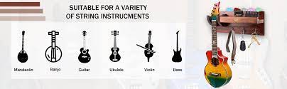 Want to build a home recording studio? Amazon Com Hricane Guitar Hanger Wall Mount Ukulele Hook Mahogany Hardwood For Bass Electric Acoustic Violin Mandolin Banjo Guitar Holder With Pick Slot And 3 Hooks Musical Instruments