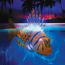 illuminated robotic pool fish fish pool floating pool lights pool