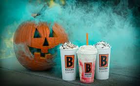 Spooky halloween coffee drinks • 2 pumps 1883 pumpkin spice syrup. Get Spooky With Biggby Coffee Biggby Coffee