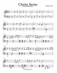Up from the grave he arose. Pin On Free Sheet Music