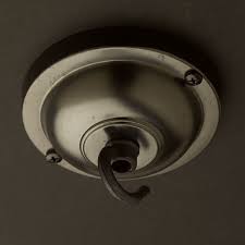 Bronze Chain Hook Ceiling Rose 90mm Ceiling Rose Bronze Ceiling