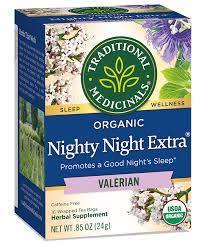 Nighty Night Extra Valerian Root Tea Traditional Medicinals Herbal Teas
