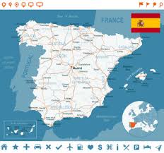 Permanent address is the same as above. Carte Detaillee D Espagne Carte Clip Art Libres De Droits Vecteurs Et Illustration Image 88210713