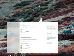 This screen shows all the accounts currently on your computer. How To Manage Email And Account Settings On Windows 10 Windows Central