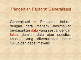 Generalisasi sempurna adalah generalisasi dimana semua peristiwa yang diteliti dan telah menjadi dasar. Penalaran Induktif Indikator Ppt Download