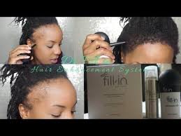 Excessive heat is never good and neither is over manipulation. Using Dr Fill In Hair Enhancement System On My Edges First Impression Youtube Treat Thinning Hair Edges Hair Thick Hair Solutions