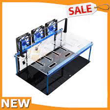 Steel frame for gpu mining. Crypto Coin Open Air Mining Miner Frame Rig Case Set For 7 Gpu Eth Btc Ethereum Set Set Coinsset Frame Aliexpress