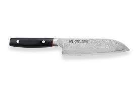 Ddf iohef couteau de cuisine professionnel, couteau santoku 18cm, couteau japonais santoku en acier inoxydable avec poignée ergonomique. Couteau Santoku Kanetsugu Saiun Japon 17cm Damas