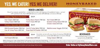 How much does a honey baked ham cost. Honeybaked Ham Catering Menu Prices