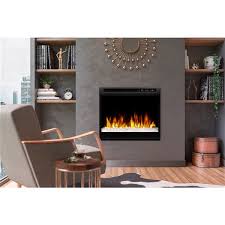 Puraflame western electric fireplace insert with fire crackling sound, remote control, 750/1500w, black, 33 5/64 inches wide, 25 35/64 inches high. Dimplex Electric Fireplace Insert 29 In Black Xhd28g Rona