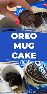 Oreo Mug Cake Oreo Cake Recipes Mug Recipes Yummy Desserts Sweets