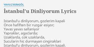 Istanbulu Dinliyorum