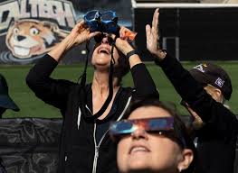 People across Southern California gather to take in solar eclipse