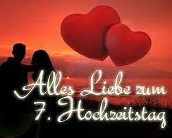 Bildergebnis Für 7 Hochzeitstag Sprüche Sprüche Hochzeitstag
