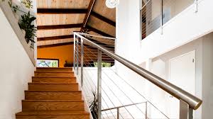 Yep, when you're in railing tools, only hover your mouse over one of the sides of the stairs. Side Mount Railing Systems Agsstainless Com