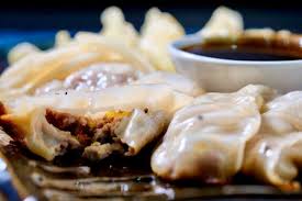 Combine rice vinegar, soy sauce, red pepper flakes, garlic, ginger, green onions and sesame oil together. Gyoza Variations Ponzu Dipping Sauce Delectabilia