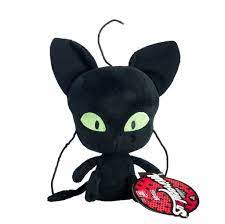 Bandai Miraculous Ladybug Plagg Black Cat Chat Noir Kwamii 6 Plush Toy Miraculous Ladybug Toys Miraculous Ladybug Plagg Miraculous Ladybug