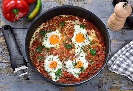 Chakchouka Shakshuka Reteta Video Recipe Shakshuka Food Cooking
