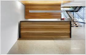 Metal And Wood Reception Desk Empfangspult Treppen Laminat Design Schreibtisch