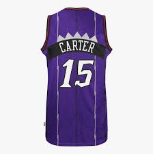 Shop the officially licensed raptors city edition basketball jerseys from nike, as well as fanatics nba jerseys in replica fastbreak styles for. Vince Carter Raptors Hardwood Classics Purple Jersey Vince Carter Raptors Jersey Hd Png Download Transparent Png Image Pngitem