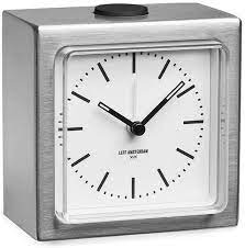 A cloud of atoms that is tossed upwards by lasers in the earth's gravitational field. Amazon Com Leff Amsterdam Analog Alarm Clock Block Stainless Steel White Bedroom Home Decor Home Kitchen