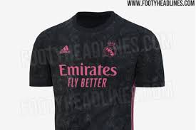 Real madrid are set to take to the pitch in 2020/21 with a unique pink and black design on their traditional white home kit. Real Madrid 2020 21 Third Kit Leaked Managing Madrid