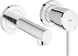 Bristan colonial single lever deck mounted kitchen sink mixer tap with easyfit base £130.48 £ 219.00. Grohe Concetto 19575001 2 Hole Sink Tap And Handle System Wall Mounted Amazon De Baumarkt