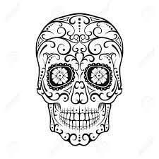 Dia de los muertos skull tattoos are very popular as body art designs. Schwarzweiss Tattoo Schadel Tag Des Toten Zuckerschadel Mexikanischen Dia De Los Muertos Zuckerschadel Vektor Illustration Lizenzfrei Nutzbare Vektorgrafiken Clip Arts Illustrationen Image 47036836