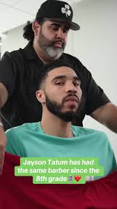 #Celtics star #JaysonTatum has a cool reputation of being the #NBA player  who always looks like he just got out of the #barber’s chair just before  the game. So, what is the #secret? The man behind the ...