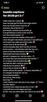 Captions For Baddies