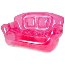 Amazon Com Inflatable Couch Color Pretty Pink Home Kitchen Inflatable Furniture Love The 90s Blow Up Furniture