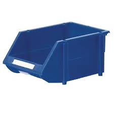 This heavy duty stacking storage bin is ideal for garage, basement, playroom, and utility rooms. Vfm Blue Heavy Duty Storage Bin Pack Of 12 360234