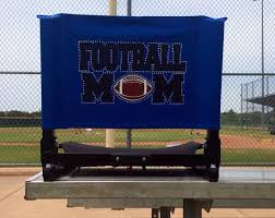 Custom Stadium Glitter And Rhinestone Seats Stadium Seats Stadium Chairs Football Mom