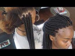How To Make Your Box Braids The Same Size Beginners Guide Views From A Living Room Stylist Video B Braided Hairstyles Easy Box Braids Sizes Hair Styles