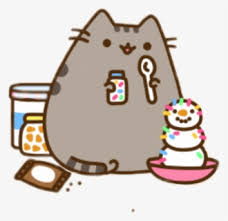 She became famous through her animated comics and gifs. Pink Coloring Food Pusheen Cat Book Hd Png Download Kindpng