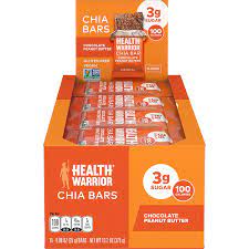 3) your body, your system® software; Amazon Com Health Warrior Chia Bars Chocolate Peanut Butter Gluten Free Vegan 25g Bars 15 Count