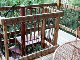 I am building it on a new deck but it could easily be done on an existing one, just pop your old railings off and replace them with this one! My Family Treehouse