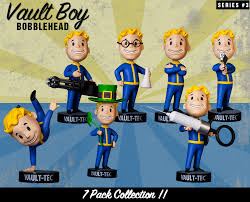 Fallout 3 Vault Boy 101 Bobbleheads Series Three 7 Pack Gaming Heads The content is not described in full detail on this page. fallout 3 vault boy 101 bobbleheads series three 7 pack