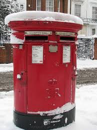 Snowed Letterbox London Snow Letter Box Antique Mailbox