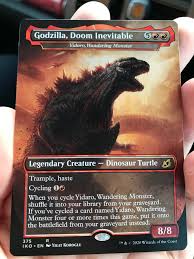 A fake mox diamond from from the vaults: Godzilla English Card Found In Japanese Card Shop Can Anyone Tell If It Is Fake Or Not Mtg