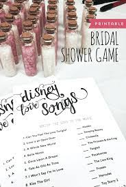 We presented them to her at the shower for her to wear. Bridal Shower Game Disney Love Songs Designs By Miss Mandee